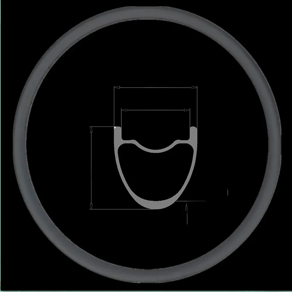 AliExpress snewee MTB Rim 30 36 Asymmetric Bicycle Wheel Rim UD Matte 28 32Holes MTB Carbon Rim 29er 30mm Depth 30 36mm Width Mtb Rim