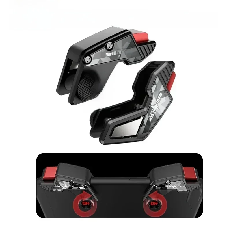 S8 4 palce Uniwersalny spust do gier na telefon komórkowy Celowanie Strzelanie L1 R1 Przycisk do kontrolera joysticka IOS Android PUBG Gamepad — zdjęcie produktu 7