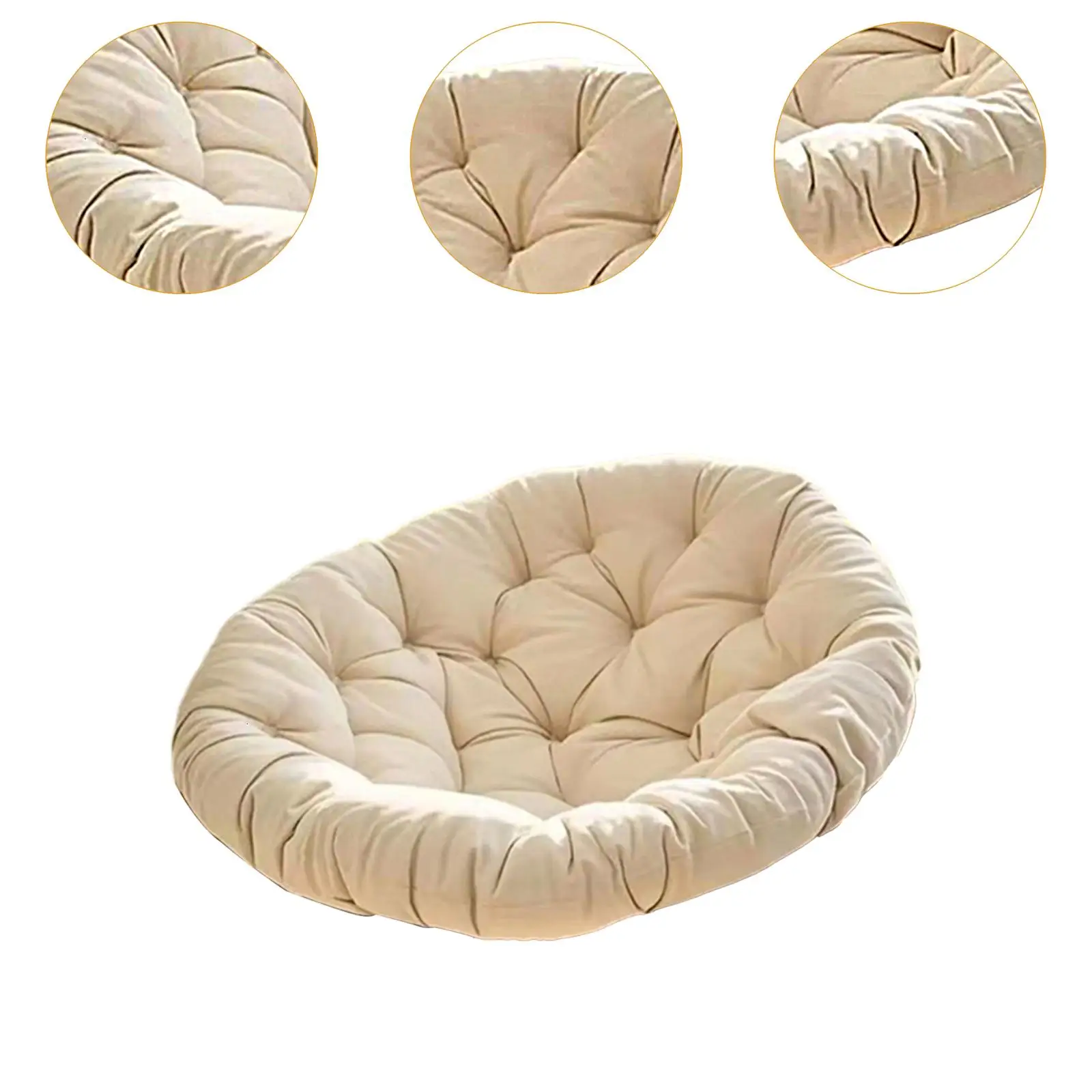 Hammock Chair Cushion, Rattan Cushion, 40cm Outdoor Seat Cushion, Swing Chairs Pad for Swing Chair Kitchen Indoor Outdoor