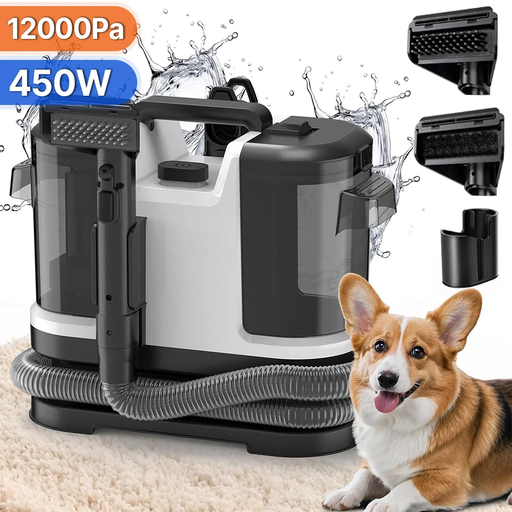 Spot Cleaner 750W 11/15KPa Handheld Teppichreiniger für Sofa Vorhang Spray Saug Integrierte Maschine Haushaltsreinigungsmaschine