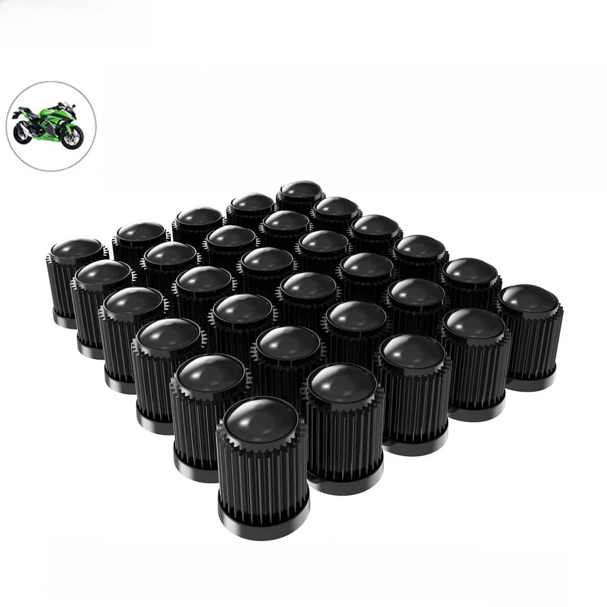 AliExpress pinmoap Tyre Valve Dust Caps Valve Stem Covers Plastic Tire Caps With O Rubber Ring For Car Moto Bicycle