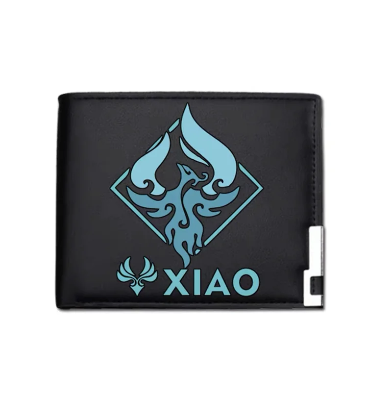 อะนิเมะ Genshin Impact PU หนังนักเรียนกระเป๋าเหรียญ Klee Keqing คอสเพลย์ Casual พับกระเป๋าสตางค์ผู้หญิงยาวสั้น Notecase ของขวัญ