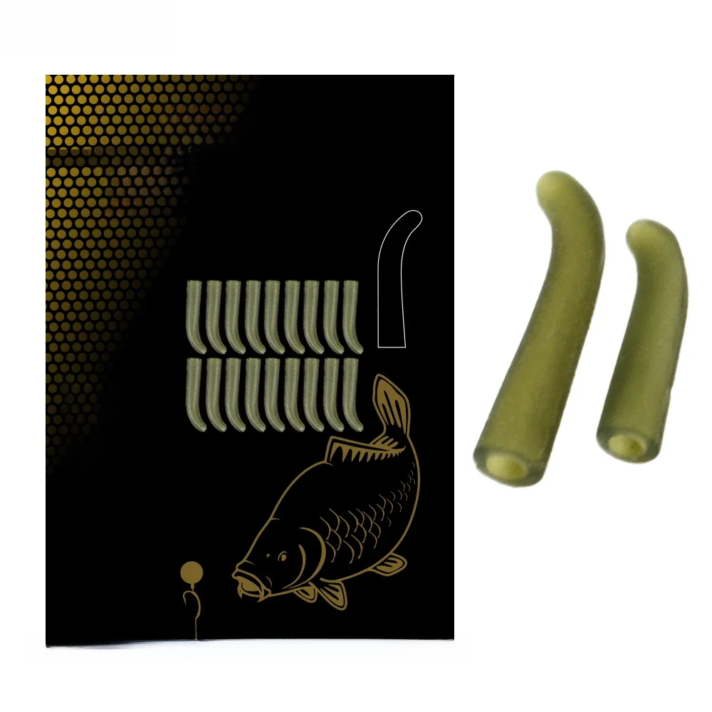 Manchons anti-enchevêtrement en caoutchouc pour hameçon, accessoires de pêche à la carpe, 11% er, 20 pièces