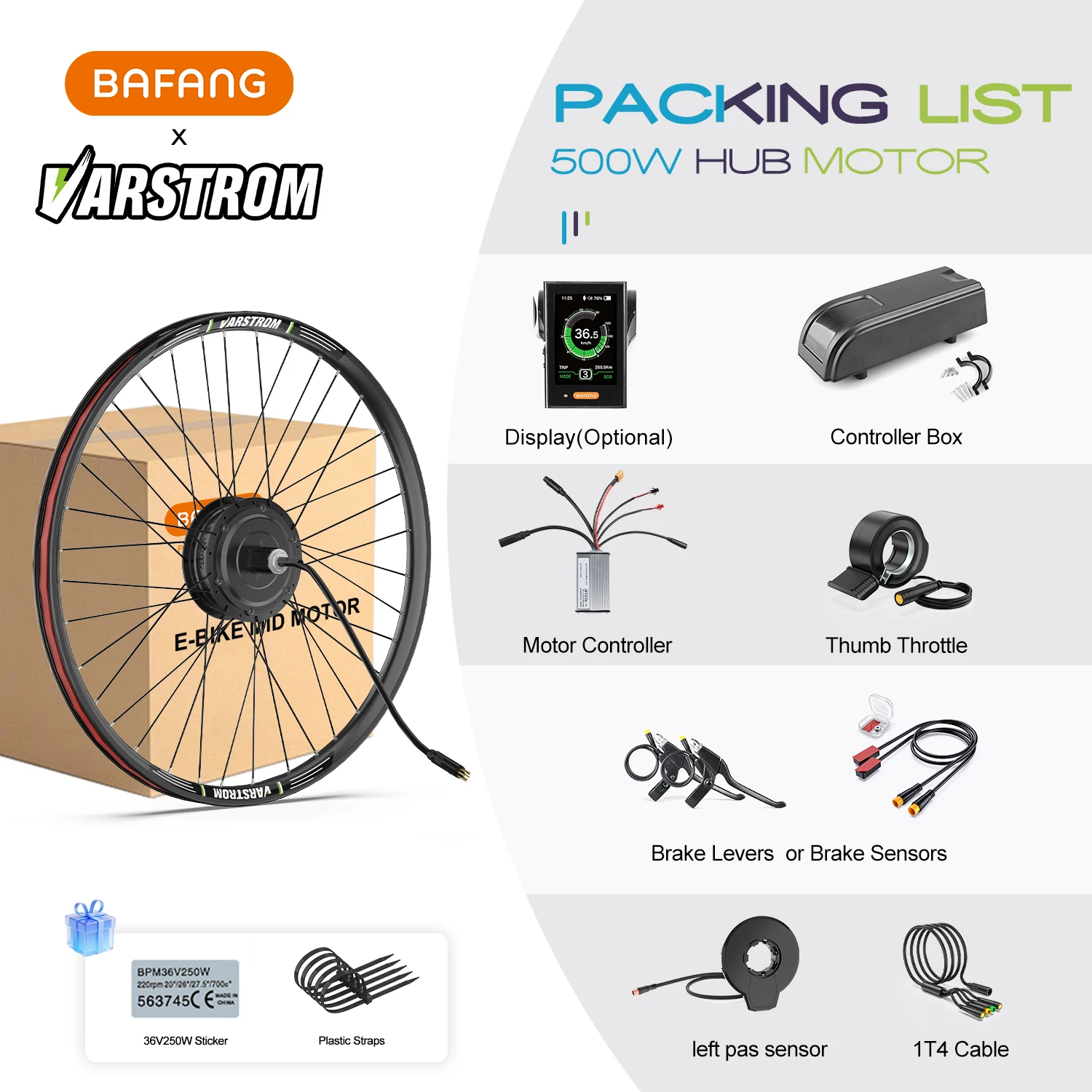 [Im Angebot ] Bafang 48V 500W G020 Radnabenmotor mit Hinterradantrieb und Scheibenbremse, Elektrofahrrad E-Bike Umbausatz passend für Fahrrad Laufradgröße 26", 27.5", 28", 29", 700C, und Kassette 135-142mm – Detail 10