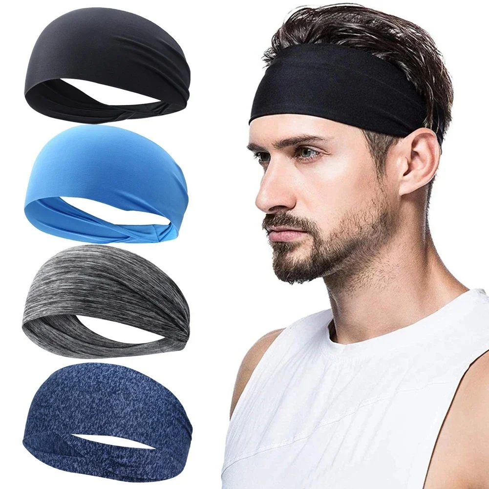 AliExpress NONE Sports Headband Running Fitness Sweatband Elastic Absorbent Sweat Cycling Jog Tennis Yoga Gym Head Band Hair Bandage Men Women