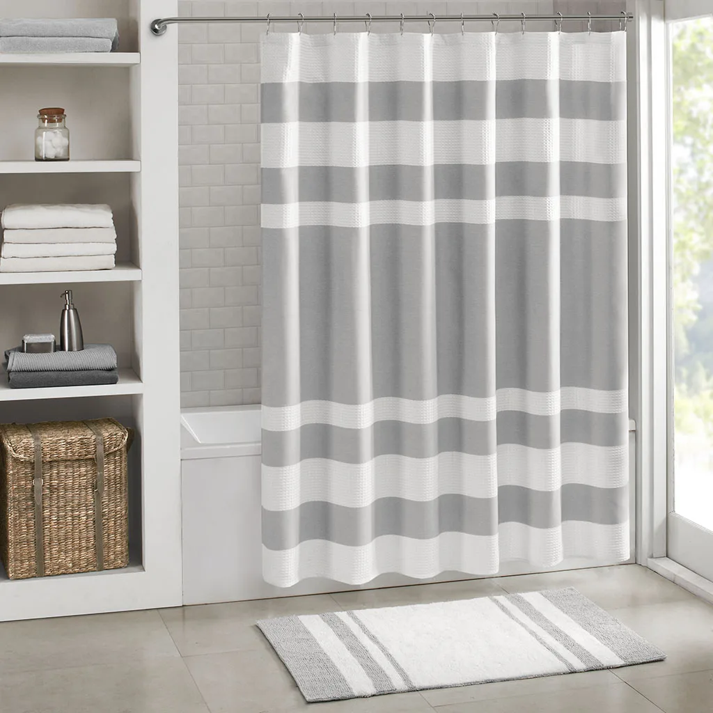 

Shower Curtain with 3M Treatment Grey 72x84" (Grey + Polyester)