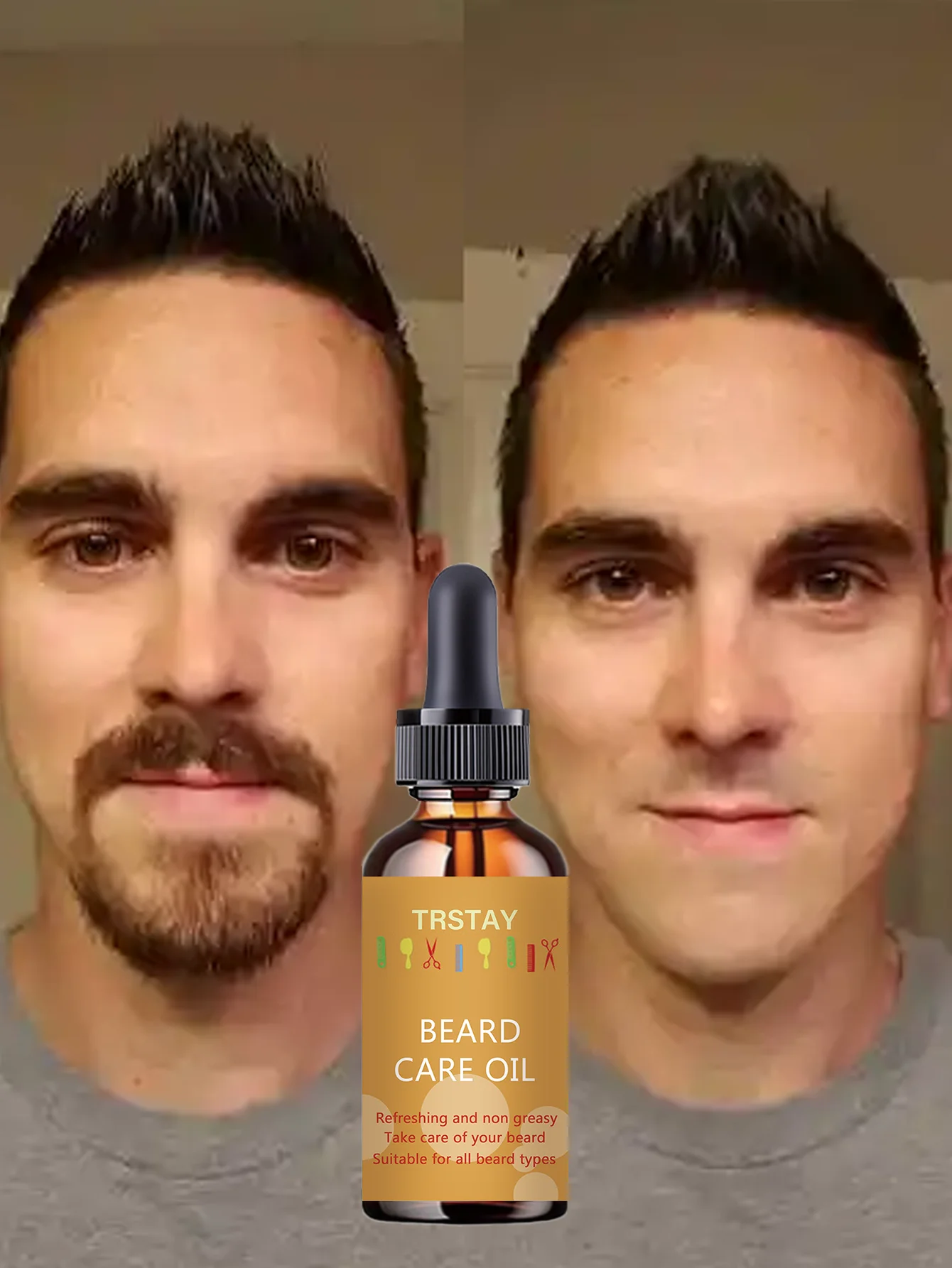 Nourishing Beard Essential Oil with Natural Ingredients for Smooth Soft Healthy Beard Care Perfect Gift for Boyfriend Husband Da - Image 4
