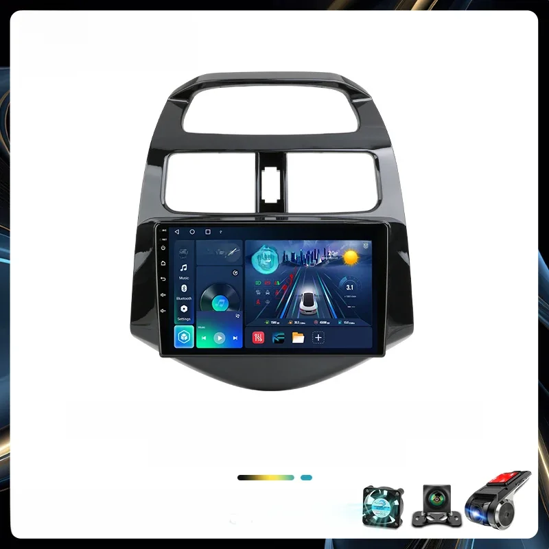 JMCQ 9 "radio samochodowe stereo dla Chevrolet Spark Beat Matiz Creative 2010-2014 Android12 Carplay Multimidia odtwarzacz wideo jednostka główna — zdjęcie 2