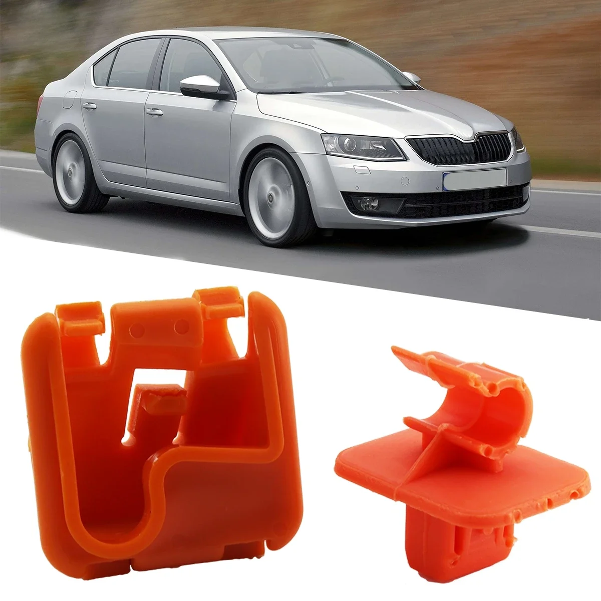 Support de maintien de capot de voiture en plastique, avec boucle à Clip, pour Skoda Roomster Fabia Octavia MK2 2004 – 2012 2013