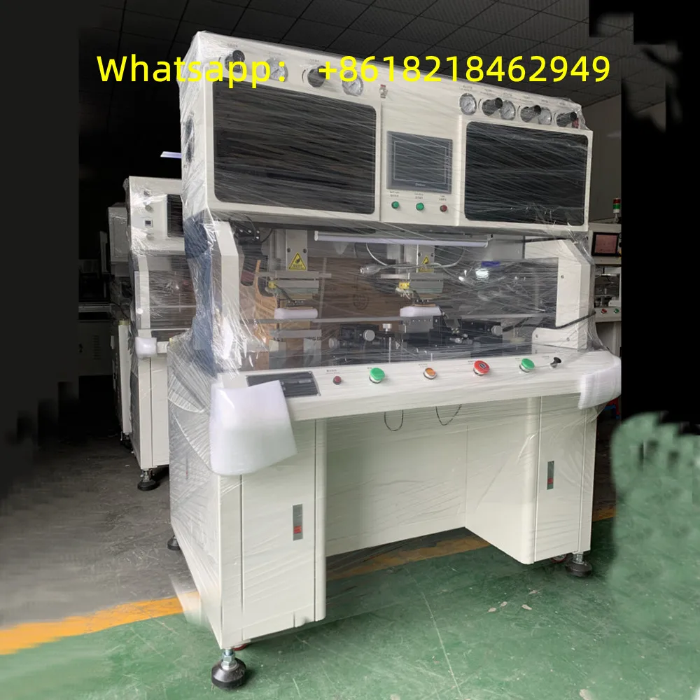 Silman ST-B100DW TV Repair ACF COF Bonding Machine For LCD LED Panel Opencell Laptop Screen COF TAB Double Head Big Size Device