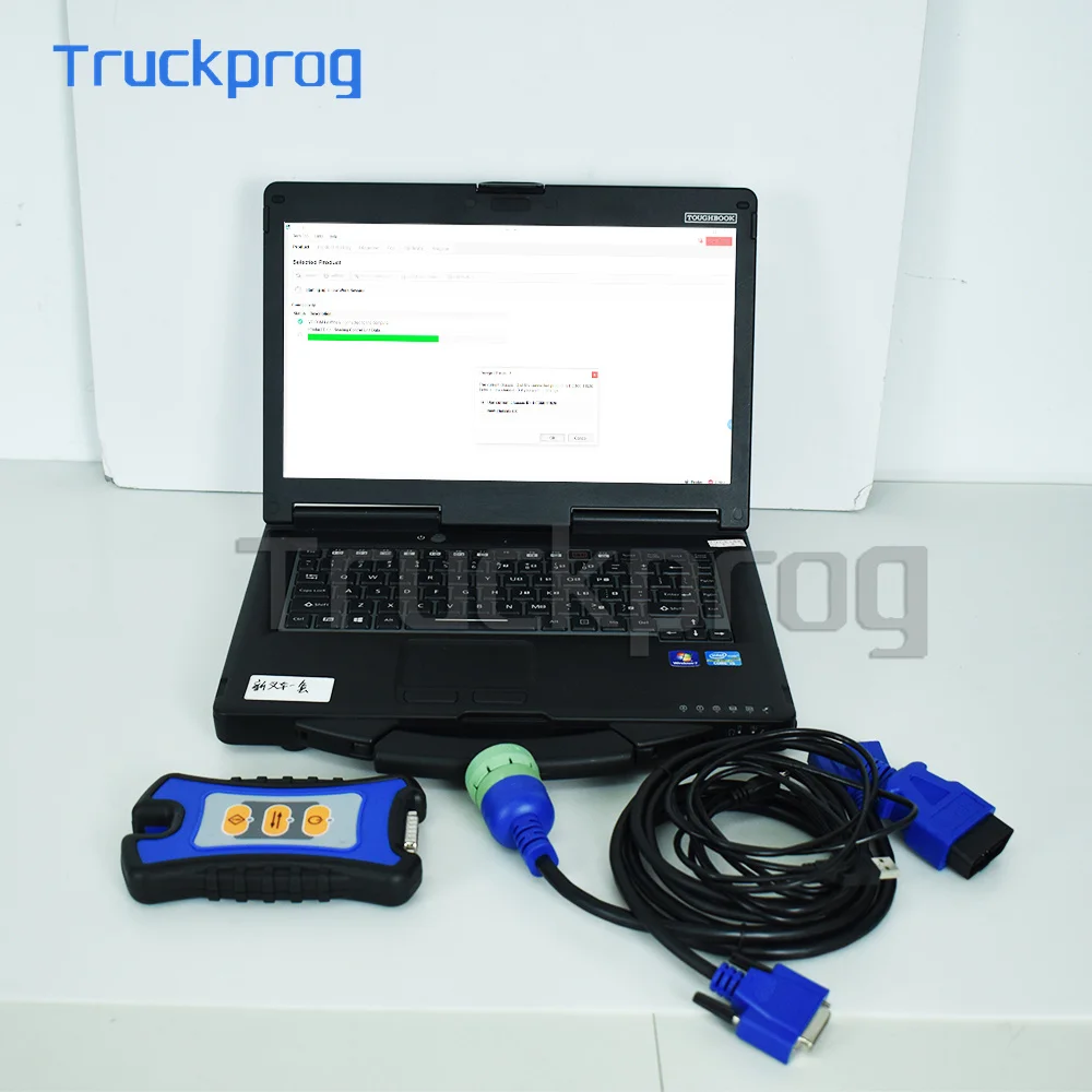 for NEXIQ 3 detroit diesel diagnostic link scanner tools for usb-link 3 pn 404032 j1962 adapter truck diagnosis tool CF53 Laptop