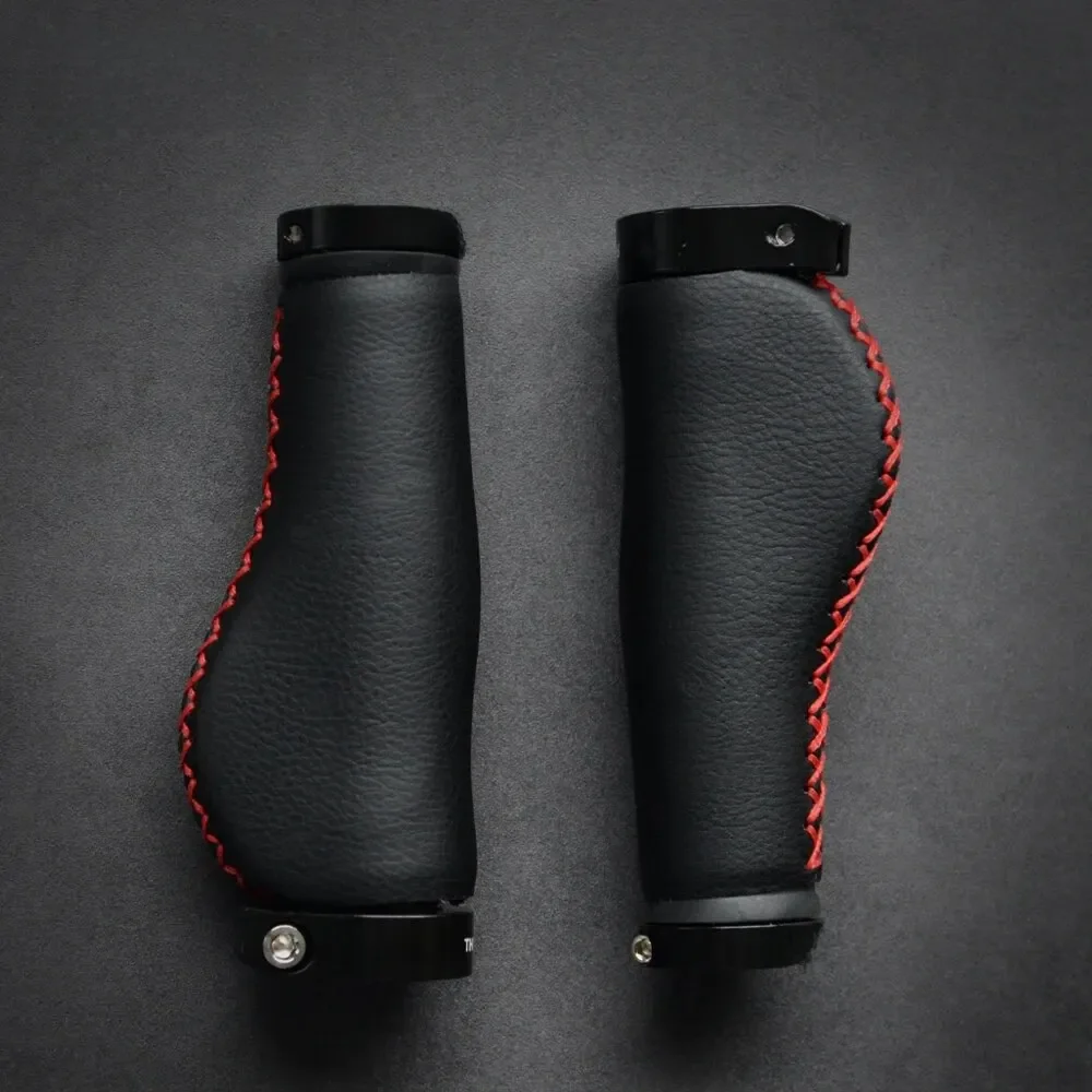AliExpress Other ThinkRIder Fiber Leather Bicycle Handlebar Grips City Bike Scooter MTB Cover Handle Bar End Non-slip Aluminum Lock