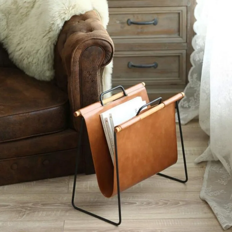 Office Decorative Magazine Newspaper Rack Metal Floor Data Storage Holder For Bedroom Study Living Room Magazine Holder Stand