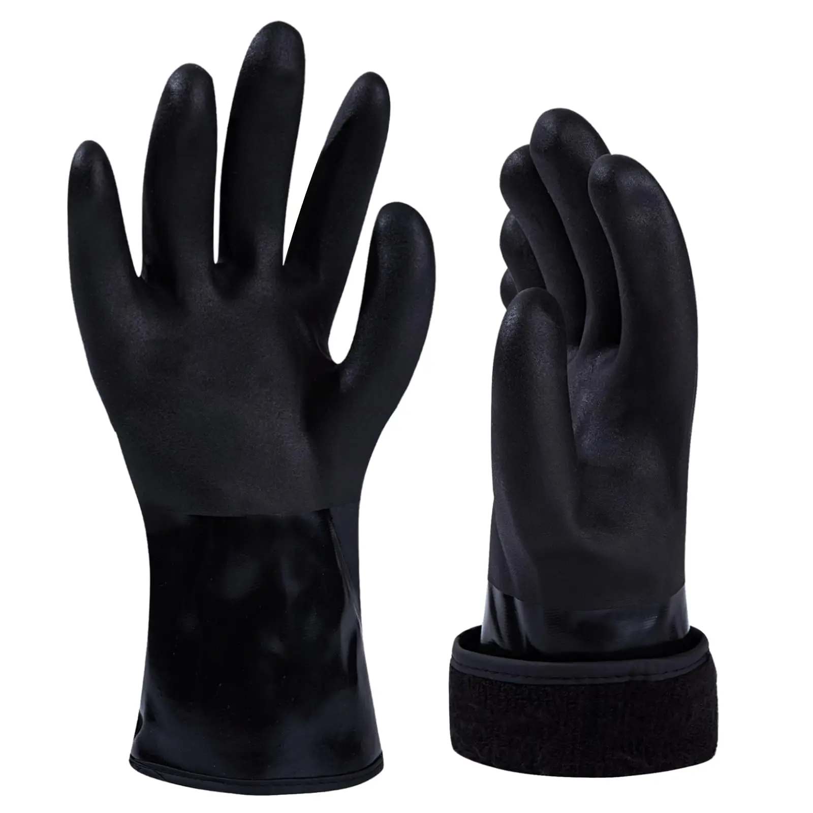 

8 Fans Diver Decoy Hunting Gloves with Fleece-Lined Waterproof Cold Weather Gloves Extended Cuff, Stay Flexible & Warm