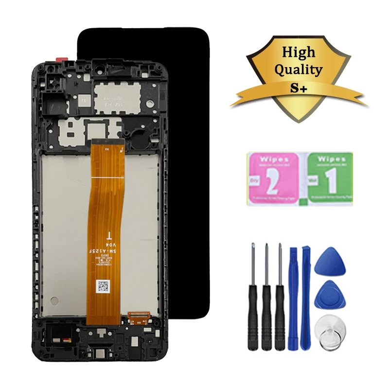 High Quality A125 Screen For Samsung A12 A125 LCD A125F A125F/DSN A125M A125U A125N A125W Display Touch Screen Digitizer