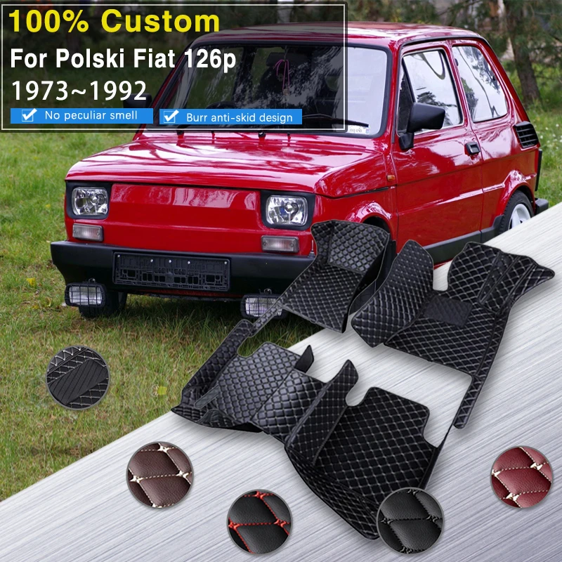 

Car Floor Mat For Polski Fiat 126p 1973~1992 Waterproof Alfombrillas Para Auto Accesorios Para Vehículos Car Mat Car Accessories