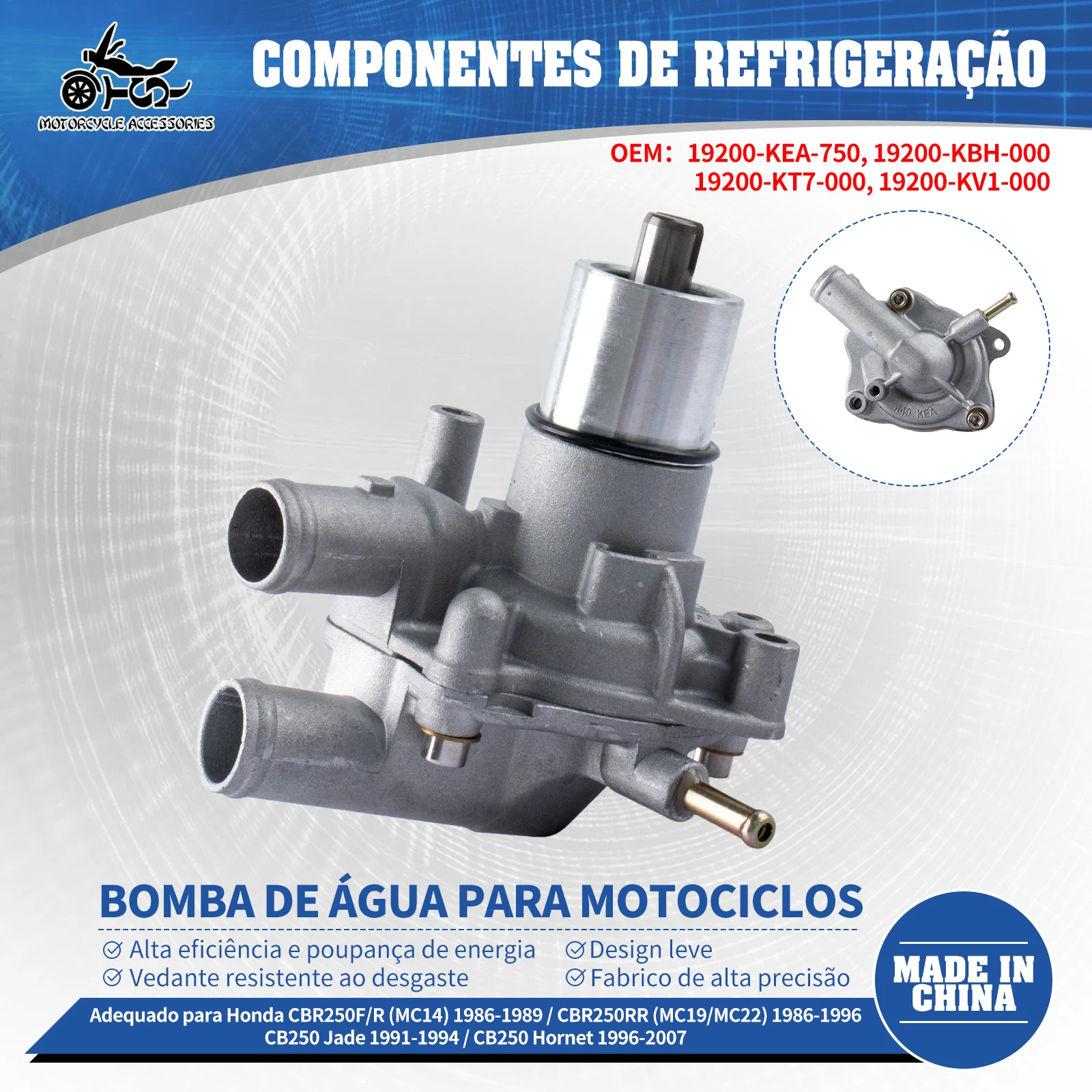 pompa-acqua-motore-moto-sj-per-honda-cb250-hornet-1996-2007-cbr250rr-1986-1996-cbr250f-r-1986-1989-cb250-jade-19200-kea-750