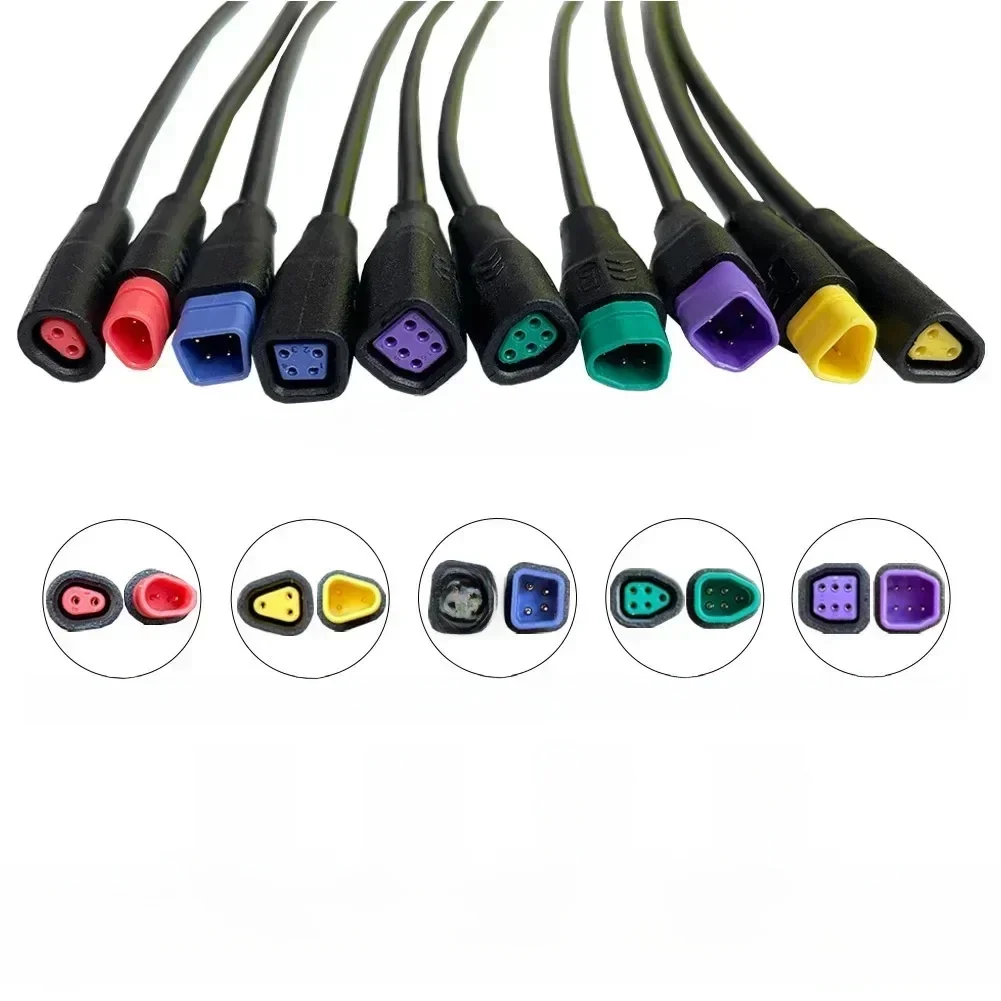 AliExpress NONE Ebike Shaped Connector 2/3/4/5/6 Pin Cable Hot Sale Waterproof Connector Signal Line Extension Cord Hot Sale Julet Connector