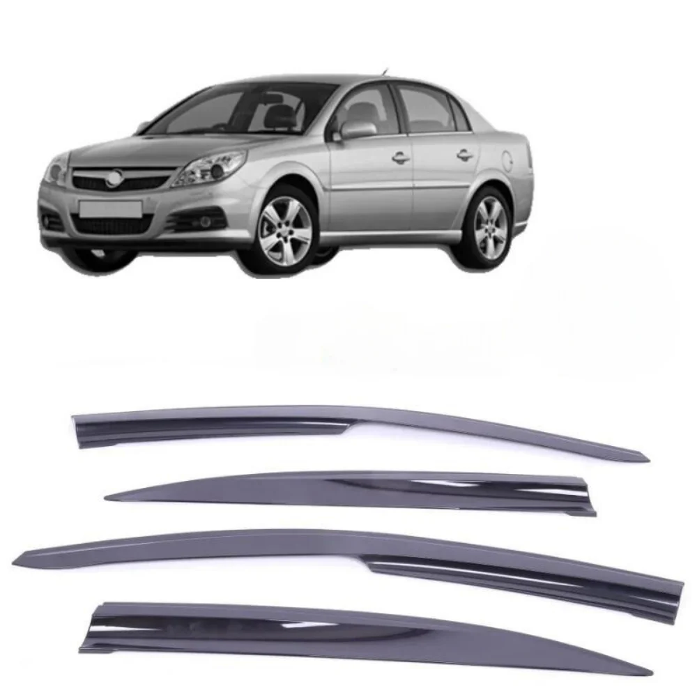 Car window accessories for Opel Vectra C 2004-2010 Sport Style window deflector rain cover visor awnings Exterior Accessories