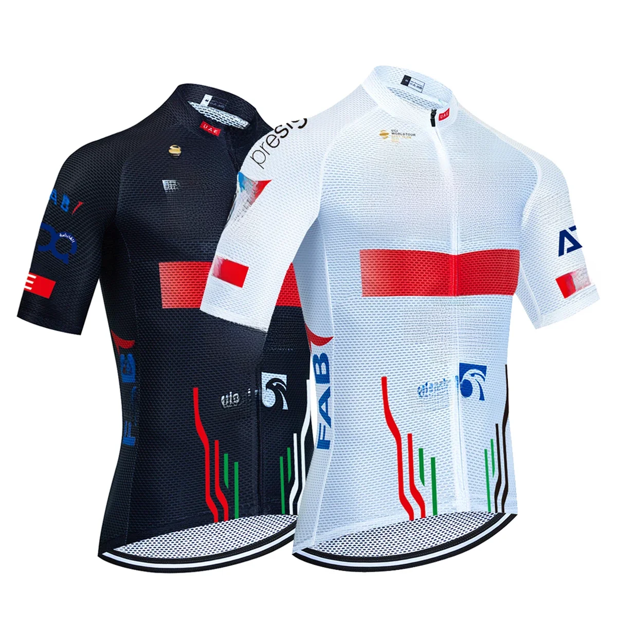 AliExpress UK EFAPEL 2024 White Cycling Jersey TEAM UAE Bike Vest Maillot Men Women Quick Dry Ropa Ciclismo Bicycle