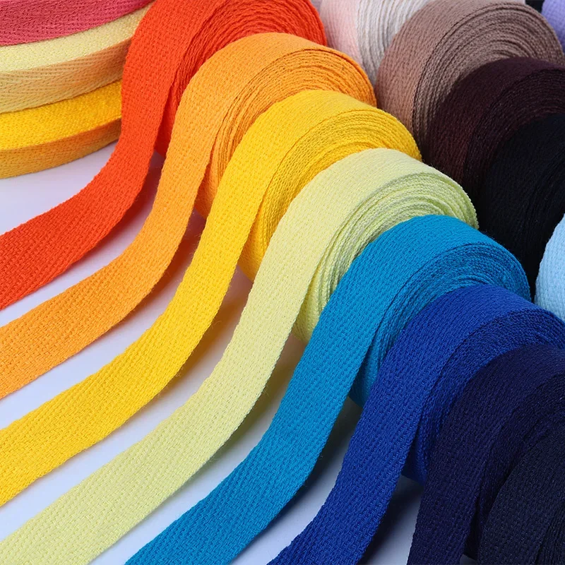 10 meter 10mm/15mm/20mm 100% Katoenen Lint Hserringbone Lint Haar Boog Party Kerst bruiloft Decoratie DIY Naaien Ambachten - afbeelding 2