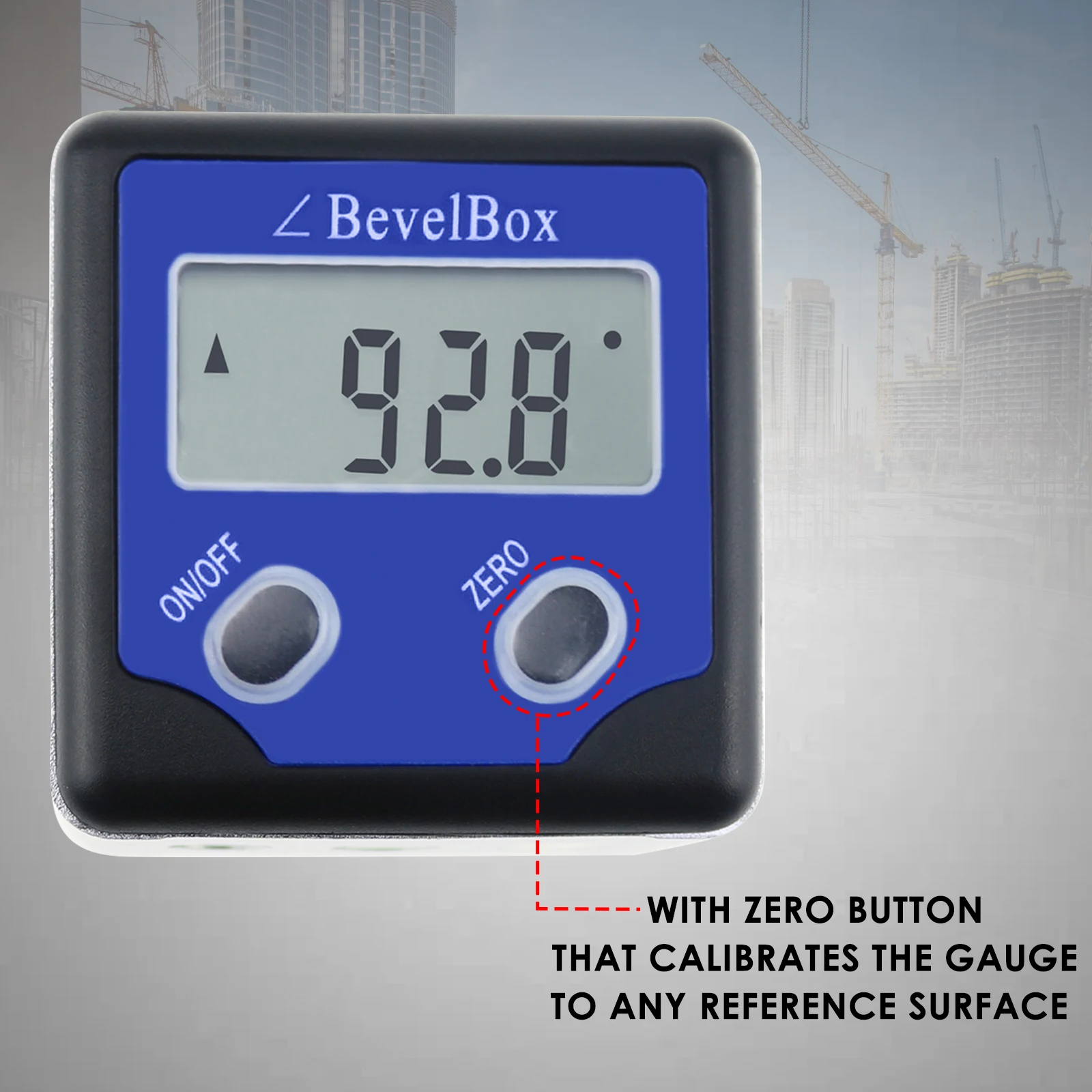 Digitale Bevel Box Hoekzoeker Gradenboog Met Magnetische Base Inclinometer Hoek Meting Tool