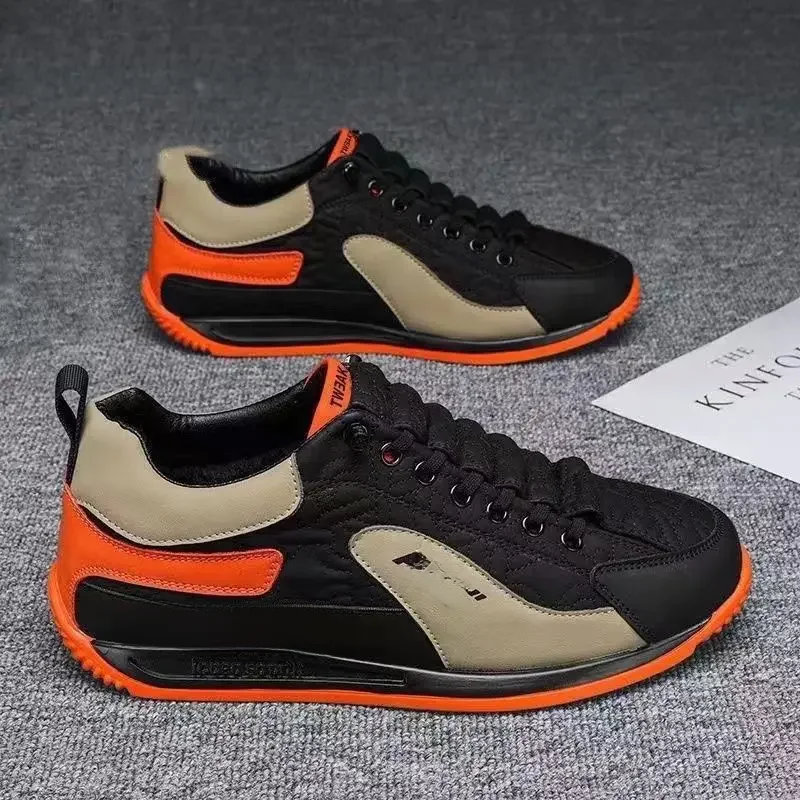 2025 nouveaux hommes baskets mode semelle épaisse hommes chaussures décontractées de luxe respirant en plein air mâle chaussures de course à lacets hommes chaussures de tennis