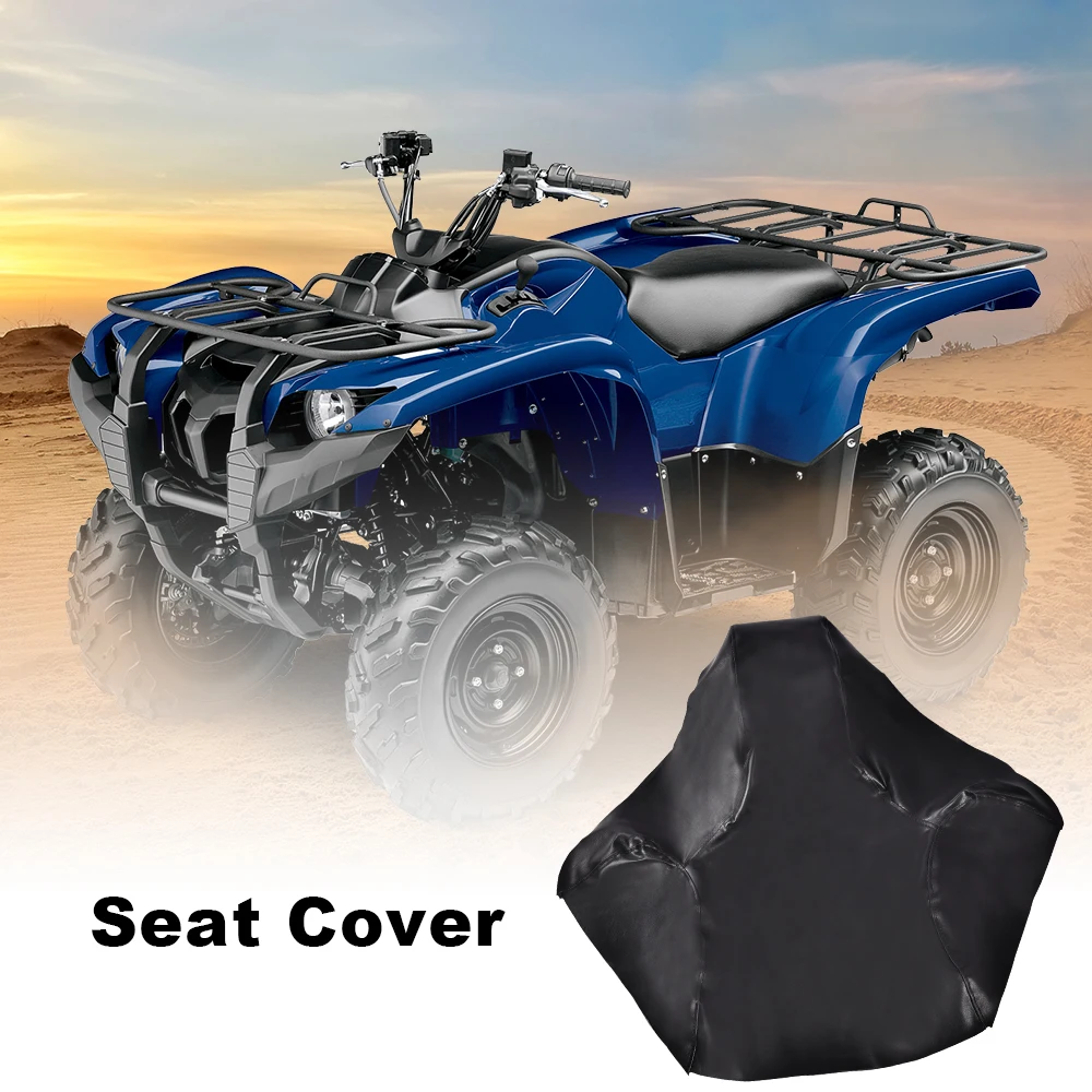 

Motorcycle Seat Cover Black Replacement Fit for Yamaha Grizzly 600 # 18 1998 -2001 Durable Waterproof Oil Resistant Mud Resistant