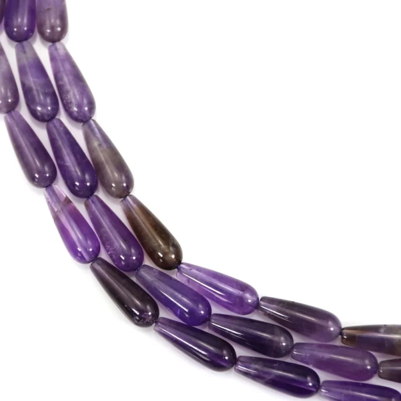 Amethyst Beads Strand Drop 6x16mm Natural Semiprecious Stone For Jewelry Making  DIY Bracelet Earrings