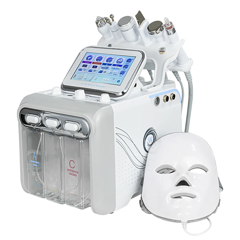 Hydro Water Oxygen Jet Peel Machine Oxy Spray Facial Machine Face Cleaning RF Lifting Dermabrasion Skin Care Beauty Device Spa — zdjęcie 2