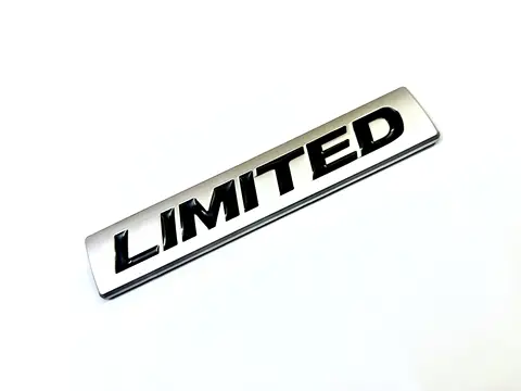 Limited Edition 3D Racing Sport Car Emblem Badge - Premium Silver & Black Auto Rear Trunk Sticker 8 best sales edition emblem - №5