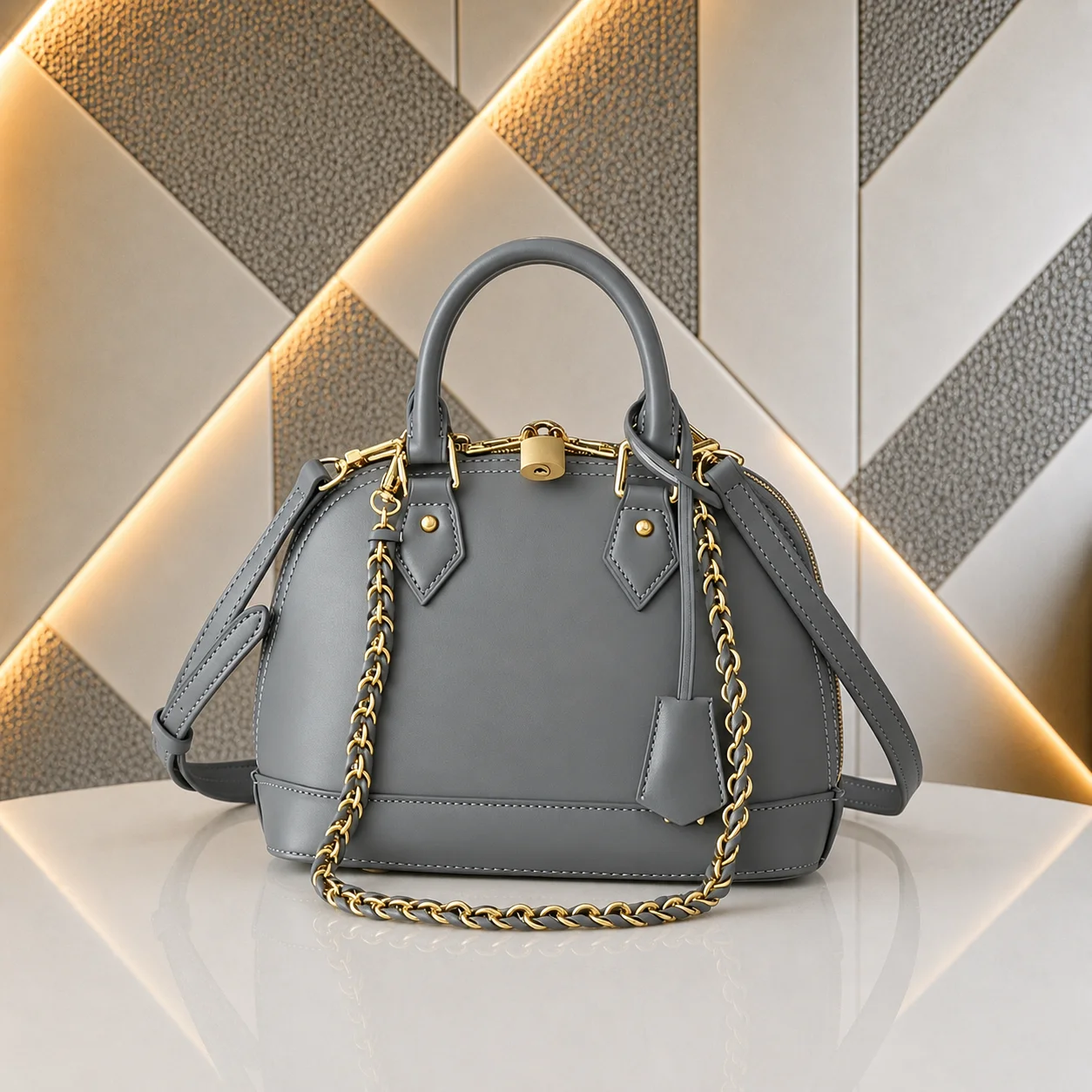 

2026 Women Handbag Shell Shaped Handbag, Chain Strap Crossbody Purse No Box Size：23.5×17.5×11.5cm