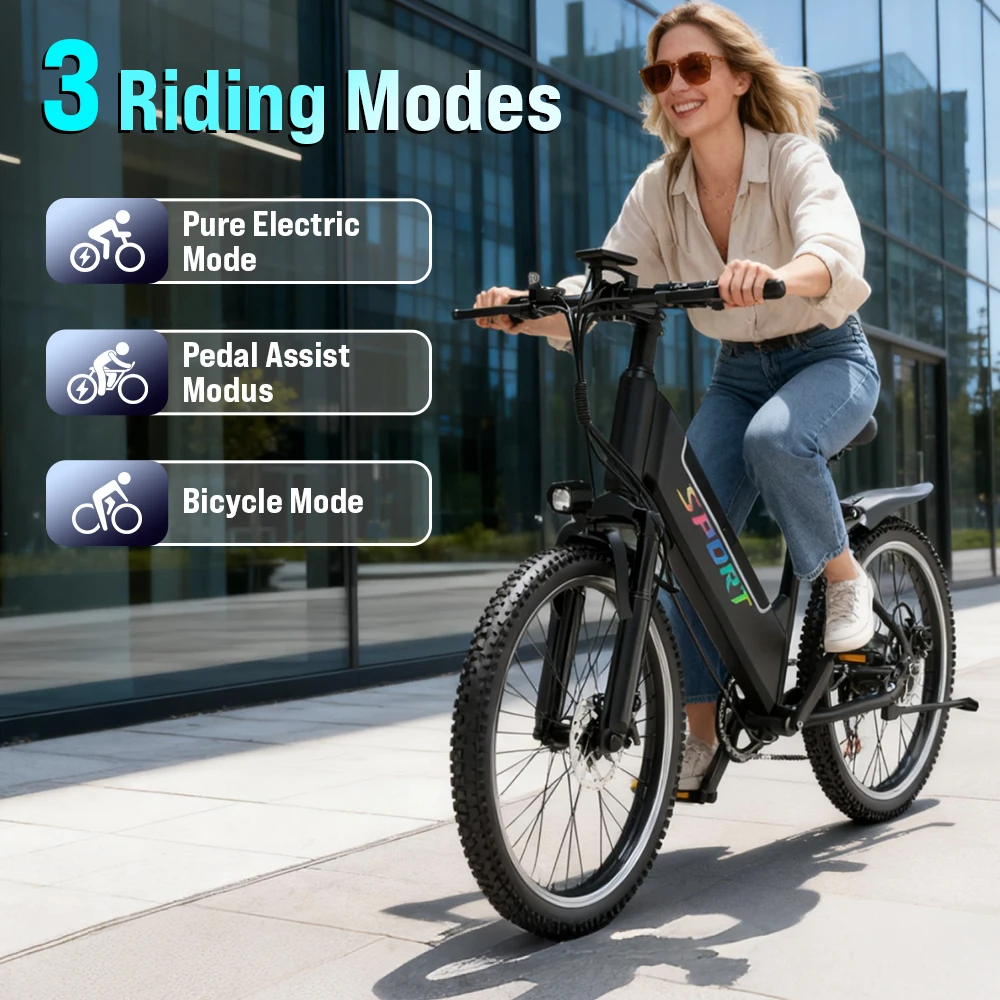 DEEPOWER 750 واط موتور دراجة كهربائية 48 فولت 7.8Ah بطارية الكبار Ebike LED عرض مدينة ركاب دراجة كهربائية للرجال النساء Ebike #6