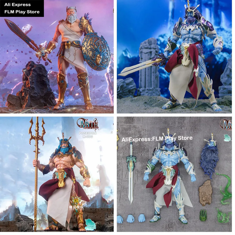Berserker Studios Sea God Poseidon Anime Modelo Conjunto Completo