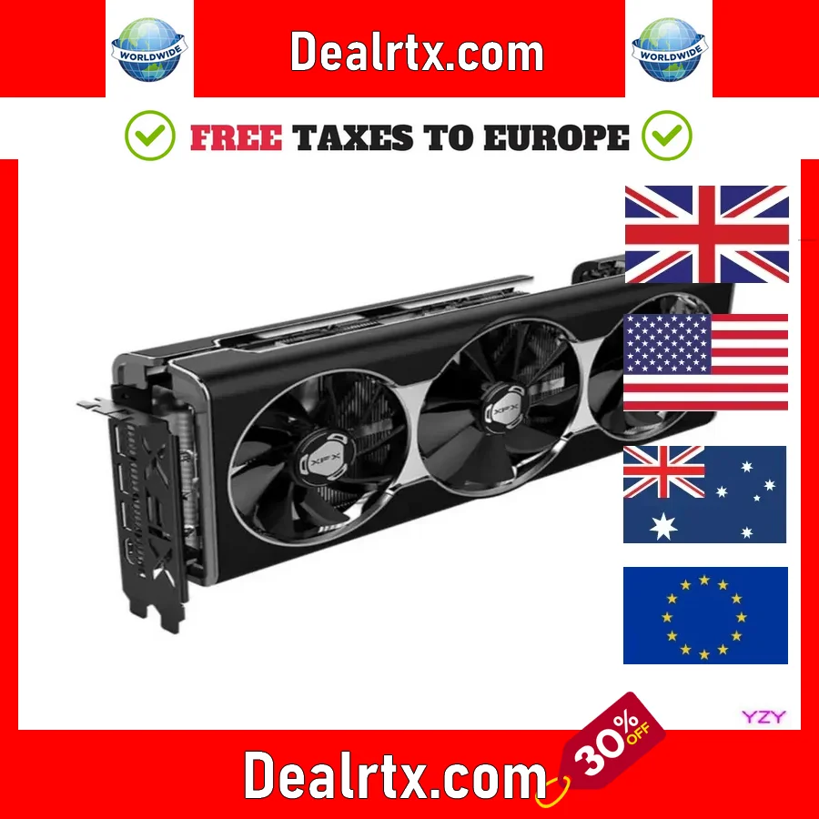 

XFX RX 5700XT RX5700 XT 8GB Graphics Card GPU AMD Radeon 5700XT Video Cards RX 5700 XT Desktop PC Screen Card Computer Game Map