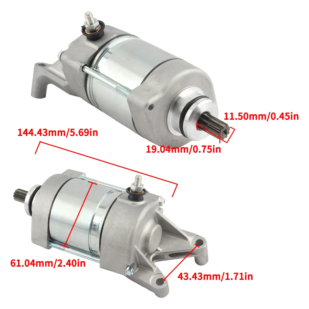 For Yamaha YZF-R1 2009-2014 CCW Starting Motor Dirt Bike Tunning Motorcycle Starter Motor 14B-81890-00 14B-81890-10 Dropshipping