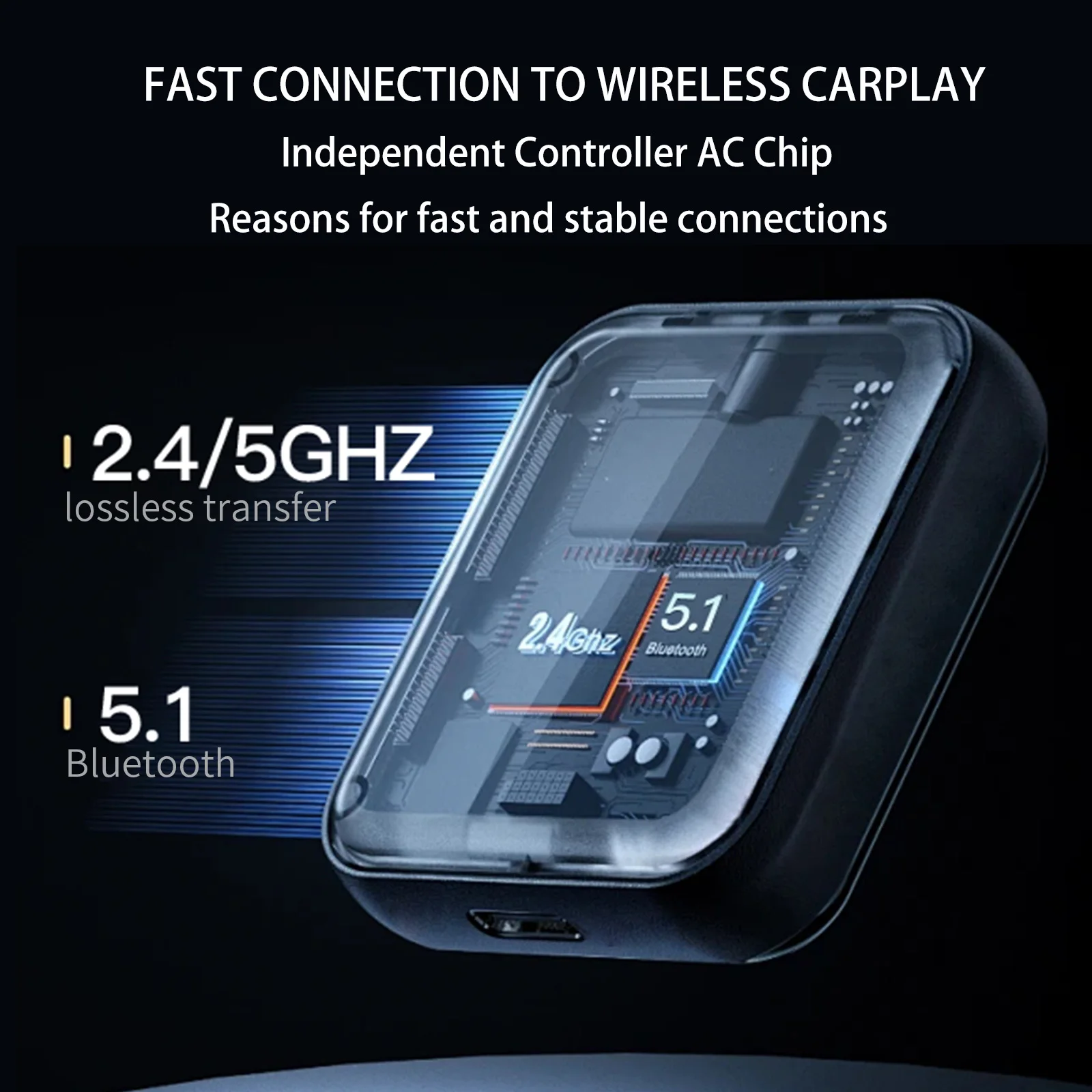 AUTOABC لـ Changan CS35 plus، Hunter، Alsvin carbitlink محول اتصال سهل يحول إلى CarPlay وAndroid Auto