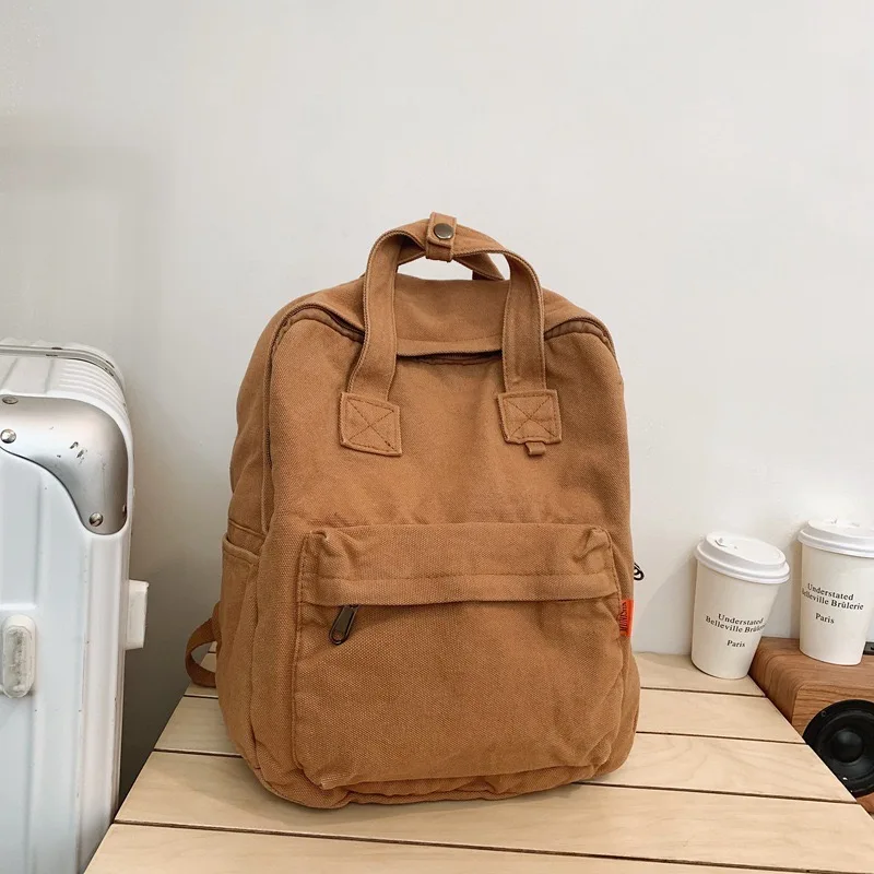 Canvas Backpack Wax Canvas Backpack Back to School Bag Canvas Backpack Vintage Laptop Backpack 15 inch Backpack-canvas rucksack