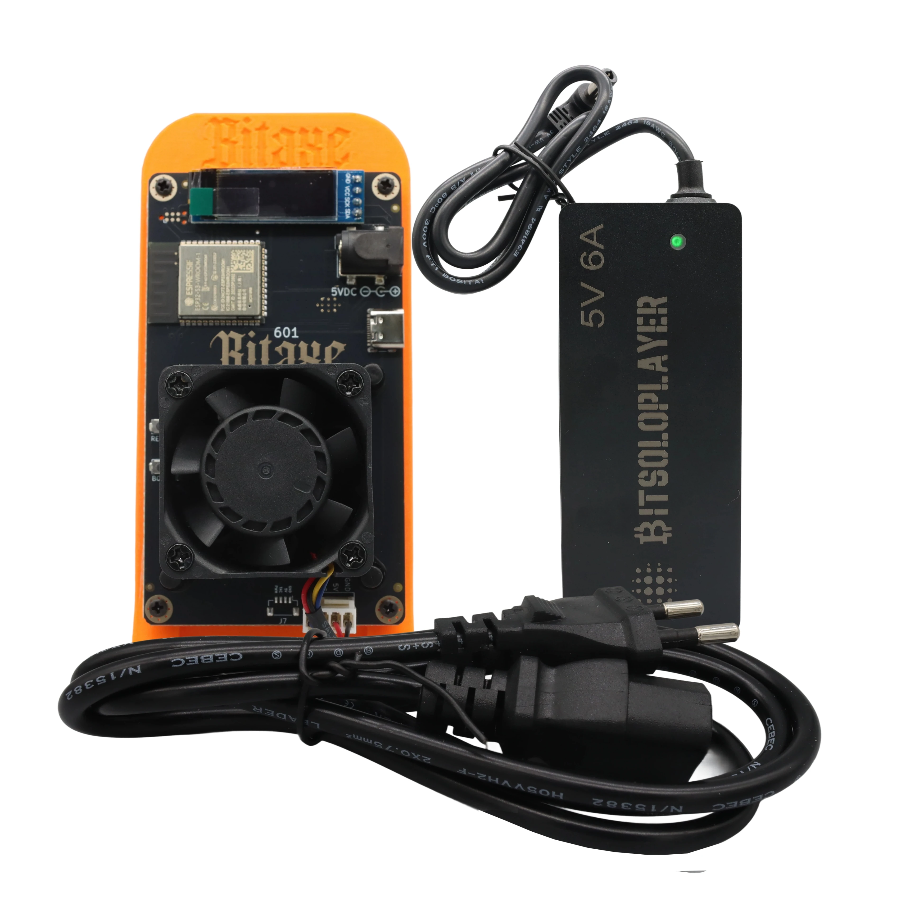 2026 Bitaxe Gamma 601 Heatsink Fan Upgrade 1.2th/s 18W 2.4G WiFi Bitaxe Solo Miner BTC BM1370 ASIC Open Source Bitcoin Miner