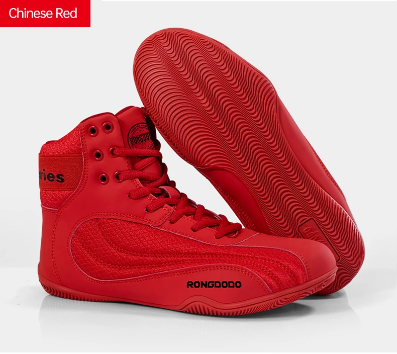 Trainings-Wrestling-Schuhe für Männer und Frauen Atmungsaktive Fitness-Boxschuhe Professioneller Fußschutz Hochwertige Wrestling-Schuhe – Detail 11