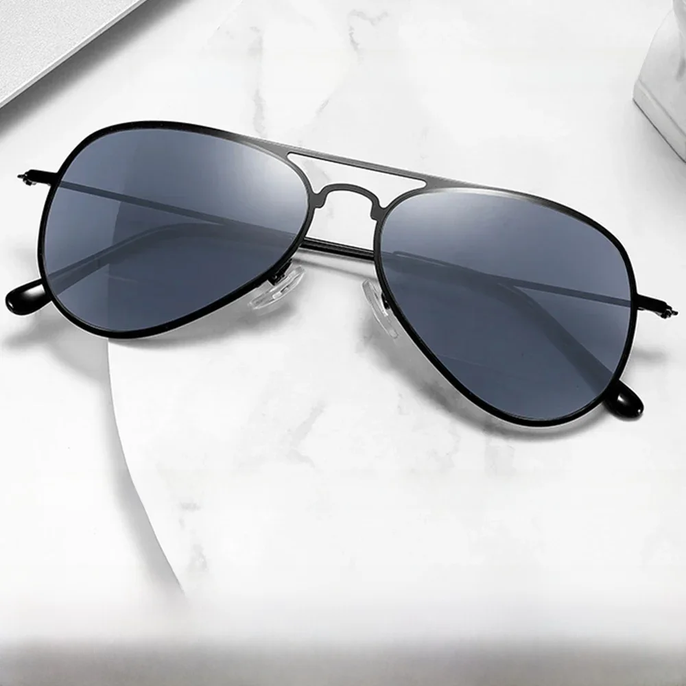 Okulary przeciwsłoneczne do czytania Clara Vida w stylu pilotów, polaryzacyjne, z filtrem UV400, 100% ochrona UV, okulary do czytania dla mężczyzn +1 +1.5 +2 +2.5 +3 +3.5 +4 — zdjęcie 2