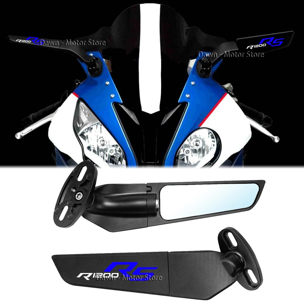 

Motorcycle rearview mirror for BMW R1200RS R1200R rearview mirror to reduce wind resistance fixed wind wing