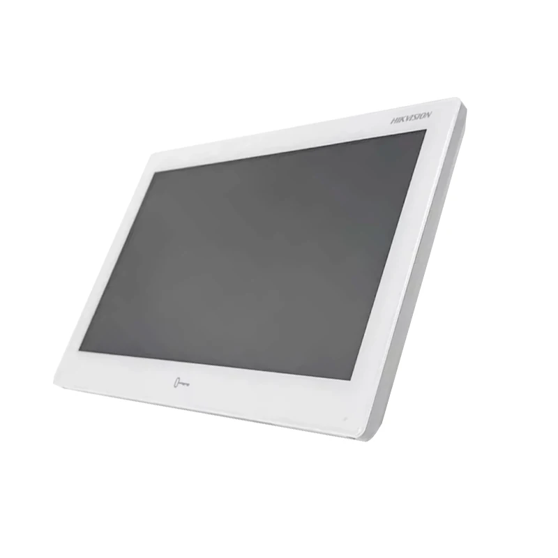 Hikvision Monitor interior de 10,1 pulgadas POE Videoportero IP Pantalla táctil Android Estación interior Hik-Connect DS-KH9510-WTE1(B)