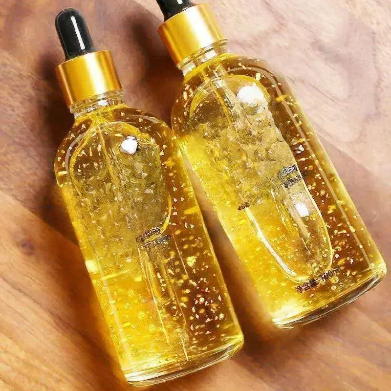 Sérum pour le visage, acide hyaluronique, Nicotinamide, Anti-vieillissement, Lifting du visage, Essence de collagène, soins pour la peau, blanchissant, 100ml, 24k