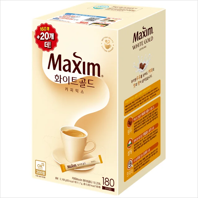 Maxim White Gold Coffee Mix 180T X 6 pieces