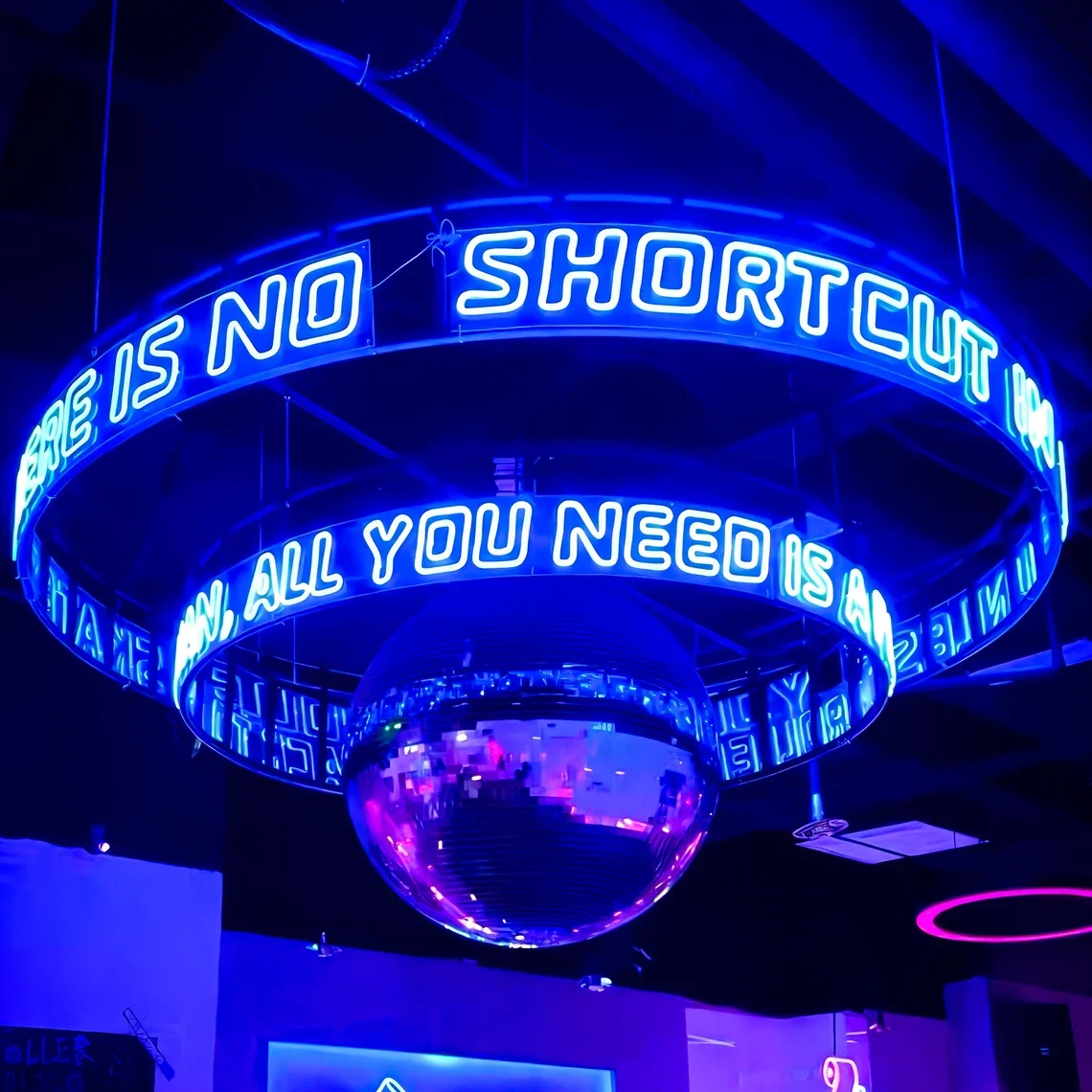 Round Neon Sign Logo Signage Bar Club Sign Salon Beauty Skin Store Business Signage Led Light Up Letters Outddor Dropshipping