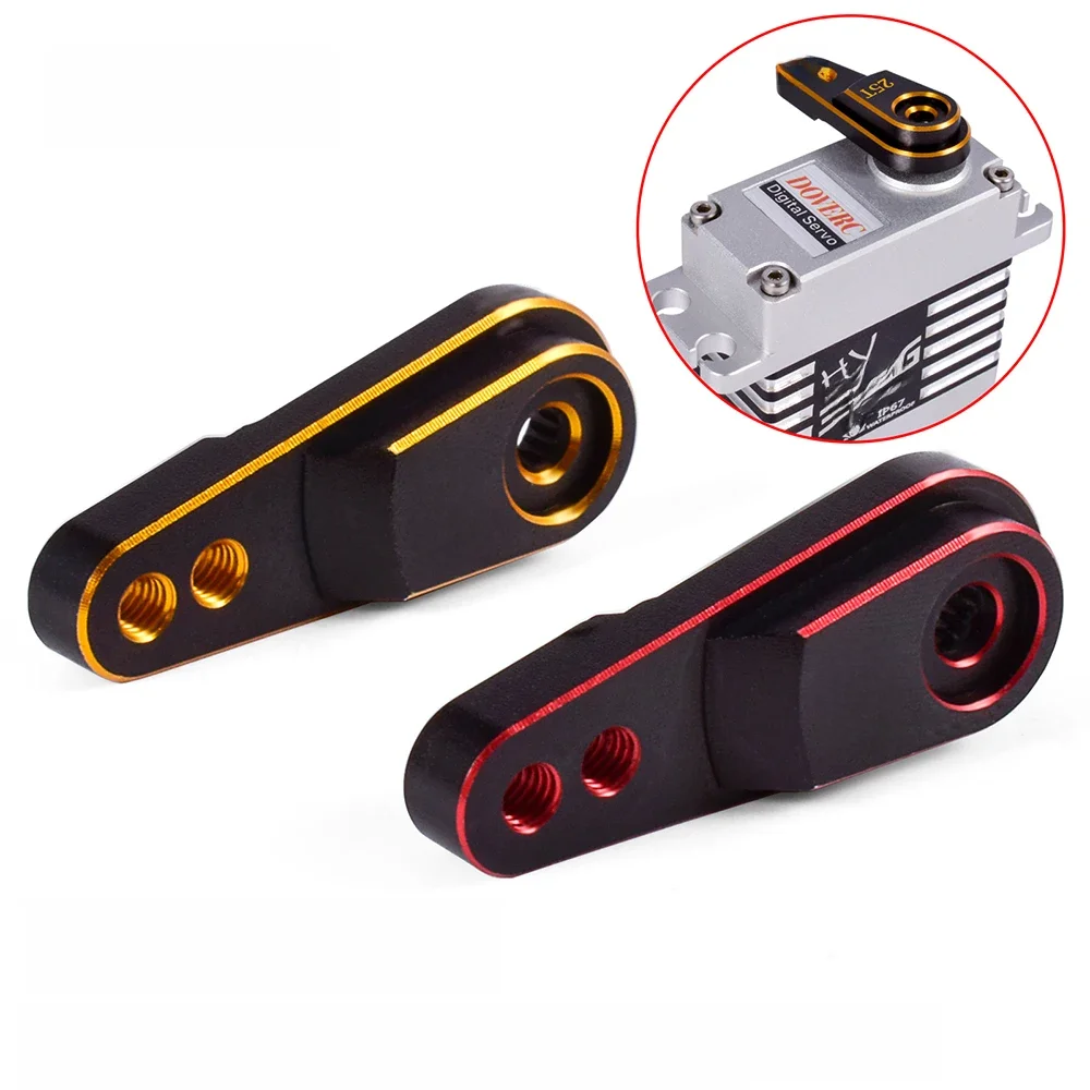 Klaxon de direction de bras Servo en métal 25T, pour Traxxas TRX4 Axial SCX10 Tamiya 1/10 RC camion sur chenilles Futaba Savox Emax HSP servomoteurs