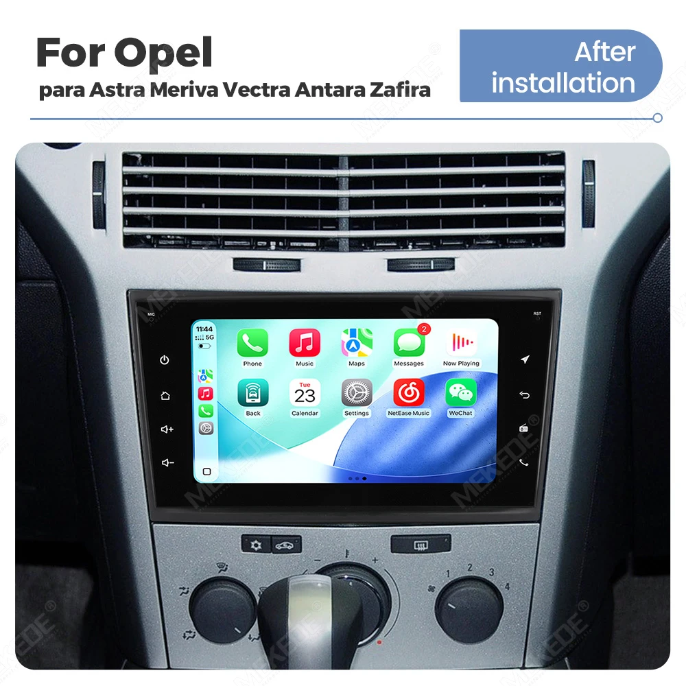 MEKEDE 7 Inch Radio For Opel Astra H J 2004 Vectra Vauxhall Antara Zafira Corsa C D Vivaro Meriva Carplay Screen GPS Stereo
