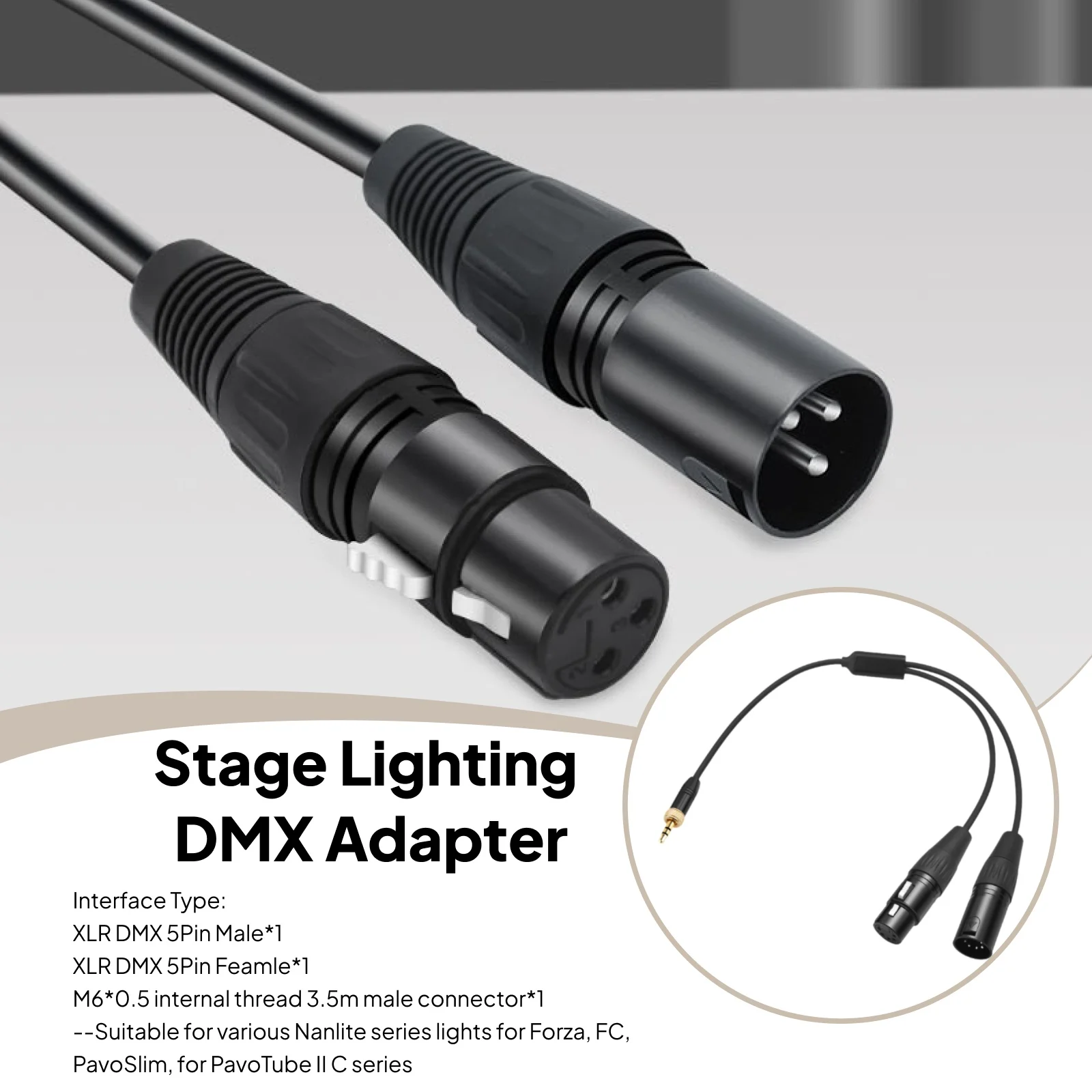 3.5Mm To 2 Dmx Prof…