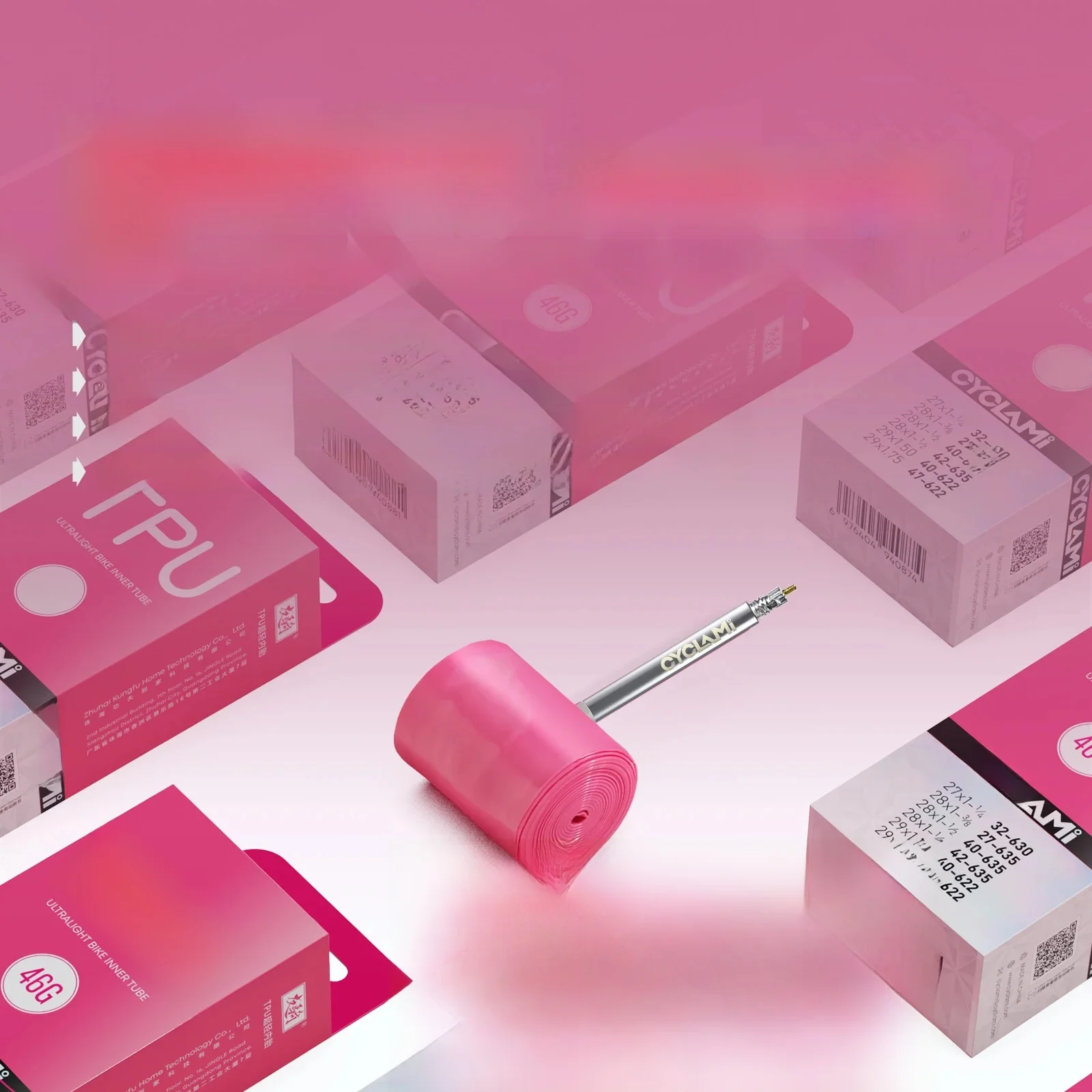 AliExpress CYCLAMI Ultralight Road MTB 29 Bike TPU Inner Tube Tire French Valve FV 65mm For Gravel 700C 32C 35C 37C 40C 47C Super Light